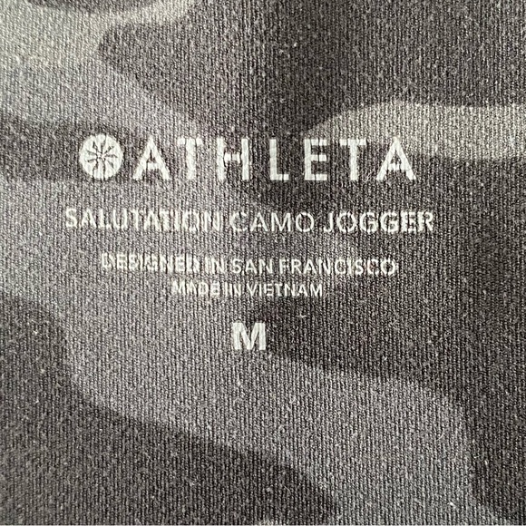 Athleta Black Camo Joggers - Picture 7 of 7